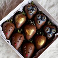 Набор клубники в шоколаде №86 в SOK - клубника в шоколаде