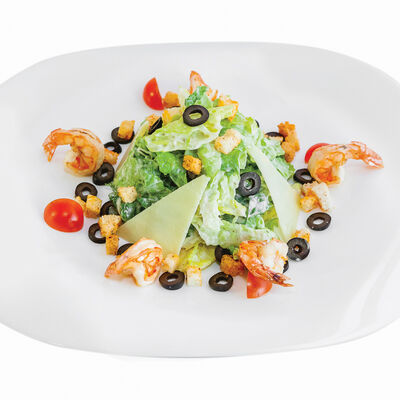 Салат Цезарь с креветками в Абица по цене 525 ₽