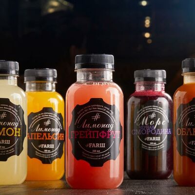 Домашний лимонад и морс в ассортименте в #FARШ по цене 130