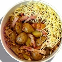 Картошка с копченой свининой в Лапша