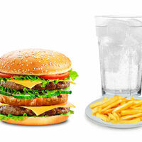 Special La Assorty, фри и напиток на выбор в LA Burger & Pizza