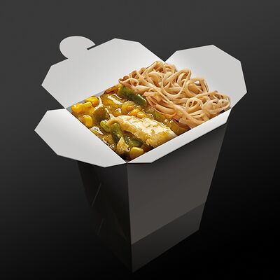 Жёлтый карри с цыплёнком и лапшой Wok в Большой ФО по цене 349 ₽