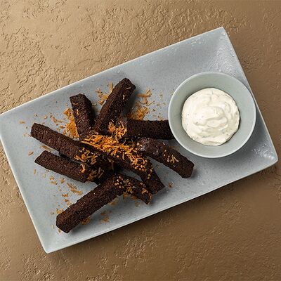 Жареные ржаные гренки с пармезаном с соусом тартар в ТОКИО-CITY по цене 420 ₽