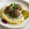 Клопсы из оленины с давленым картофелем в Мушкино по цене 700