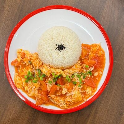 066. Рис с Яичницей и томатами .в Malatan Gong Qilin Tea по цене 700 ₽