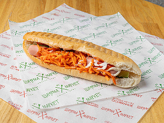 Хот-дог в булочке в Шаурма Маркет по цене 275 ₽