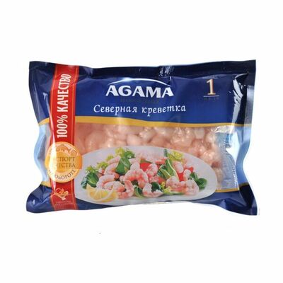 Креветки в/м Северная креветка 125/175 очищенные, Agama в Азбука Вкуса Экспресс Меню по цене 776 ₽