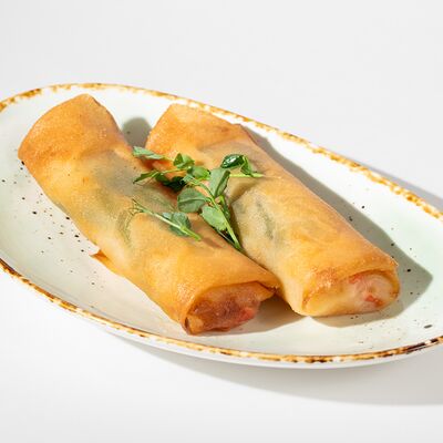 Спринг-роллы с креветкой в Spicy no spicy по цене 490 ₽