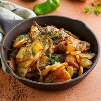 Жареный картофель с грибами в Сули Гули