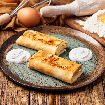 Блинчики с яблоком и корицей в Сябры по цене 390 ₽