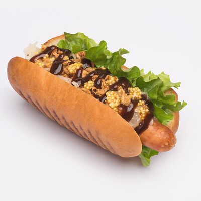 Хот-дог Баварский в Папа лепит по цене 360 ₽