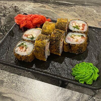 №34 Бекон темпура горячий в Суши-бар Макото по цене 400 ₽