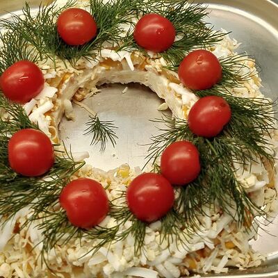 Салат «Гавайский» в Блинная Поварешка по цене 190 ₽