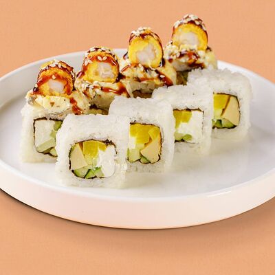 Запеченный с креветкой и угрем в Панда Маркет по цене 609 ₽