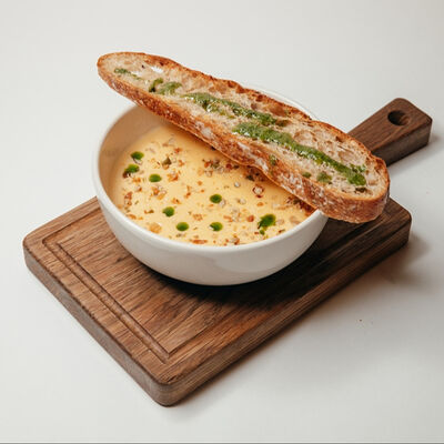 Сырный крем-суп в Сны любимого кота по цене 515 ₽