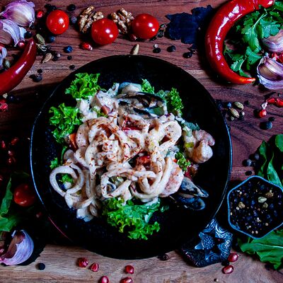 Салат с морепродуктами в Сумах по цене 680 ₽
