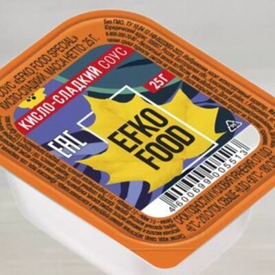 Кисло-сладкий соус EFKO в Блин да денёр по цене 40 ₽