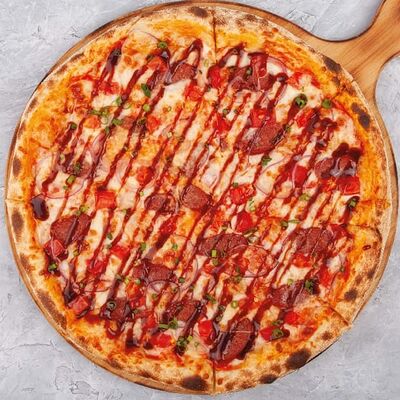 Пицца Охотничья Барбекю в Наше место по цене 970 ₽