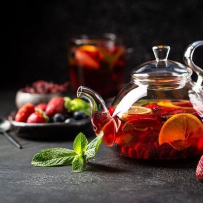 Малиновый чай M в Luffy Coffee & Art по цене 1100 ₸