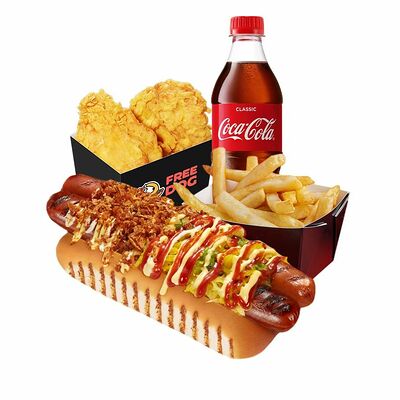 Макси комбо в Free pizza & Free dog по цене 459 ₽