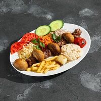 Кебаб с шампиньонами в Marmaris