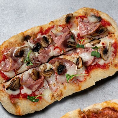 Пиццетта с ветчиной и грибами в Кэрри по цене 290