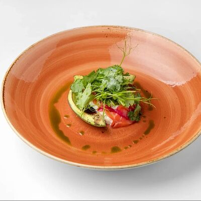 Авокадо, форель, сыр страчателла, соус унаги, красная икра в Голый повар по цене 690 ₽