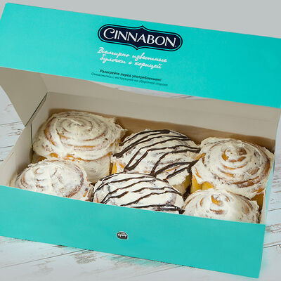 Синнапак 6 булочек классических в Cinnabon по цене 1675 ₽