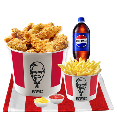 Баскет 16 стрипсов Комбо в KFC Globus по цене 7650 ₸