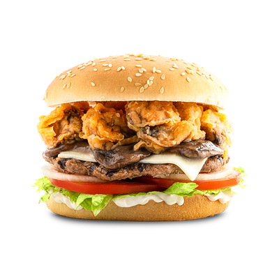 Супергрибной бургер в Carls junior по цене 529 ₽