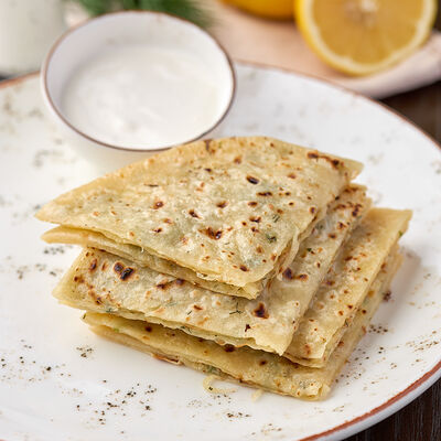 Хычины с творогом, сыром и зеленью в Сандуны Урал по цене 690 ₽