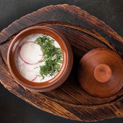 Окрошка в Брынза по цене 420 ₽