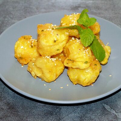 Попкорн из яблок в сиропе Манго в Korean Chick по цене 279