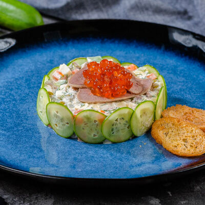 Салат Оливье по рецепту 1905 года в Сахара по цене 950 ₽