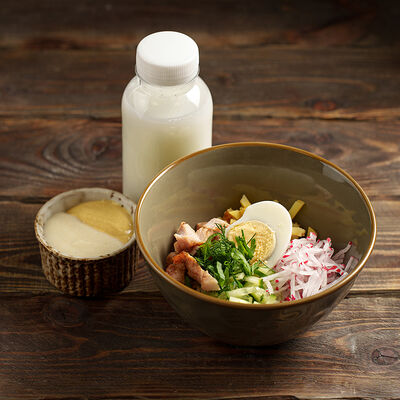 Окрошка на кефире с курицей в Лаваш36 по цене 430