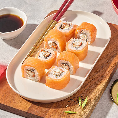 Ролл Сяке унаги в ПАЛКИ-СКАЛКИ по цене 629 ₽