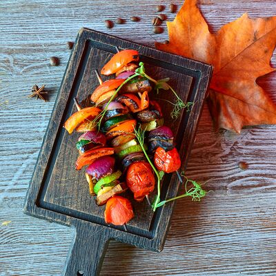 Овощные шашлычки в Мой кофе по цене 550 ₽