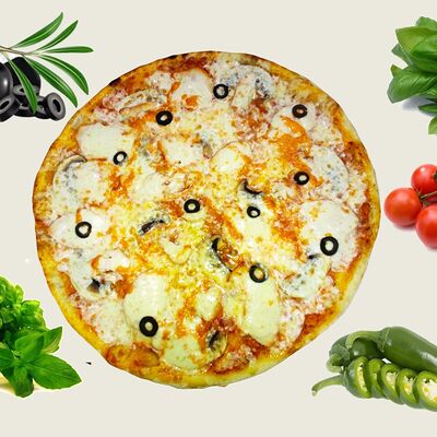 Курица-грибы в Gaga-Pizza по цене 520 ₽