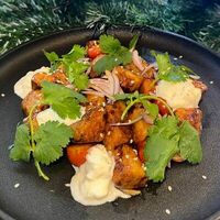 Салат с Хрустящими баклажанами в Шаурма & Лаваш