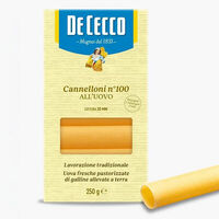 Паста De Cecco №100 Каннеллони с добавлением яйца в Ченто пицца М7