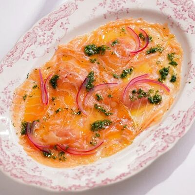 Карпаччо из лосося в Niki по цене 1550 ₽