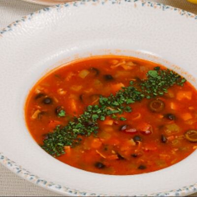 Суп с мясными деликатесами в Паста Фэмили по цене 610 ₽