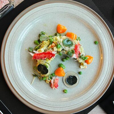 Салат Оливье с крабом в Мясо & Рыба по цене 790