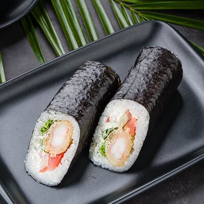 Стрит-ролл с креветкой в Рыба закусывала по цене 569 ₽