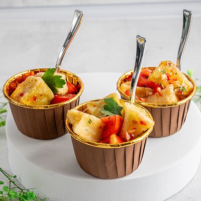 Хрустящие баклажаны в кисло-сладком соусе 