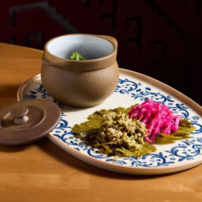 Лобио с джонджоли и гурьевской капустой в NANA Pirveli по цене 450 ₽