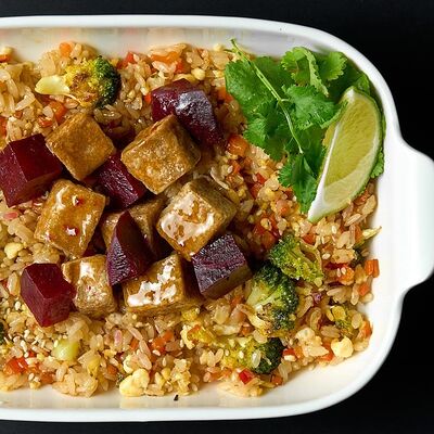 Веган боул с кунжутным маслом и кокосовым молокомв Полтора тигра по цене 790