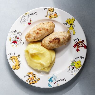 Куриные котлетки с картофельным пюре в BEERMAN&Schlitz по цене 480 ₽