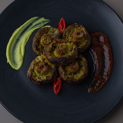 Грибы на мангале в Step Food по цене 330 ₽