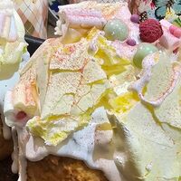 Творожный кулич с цукатами и шоколадным кремом в Джем